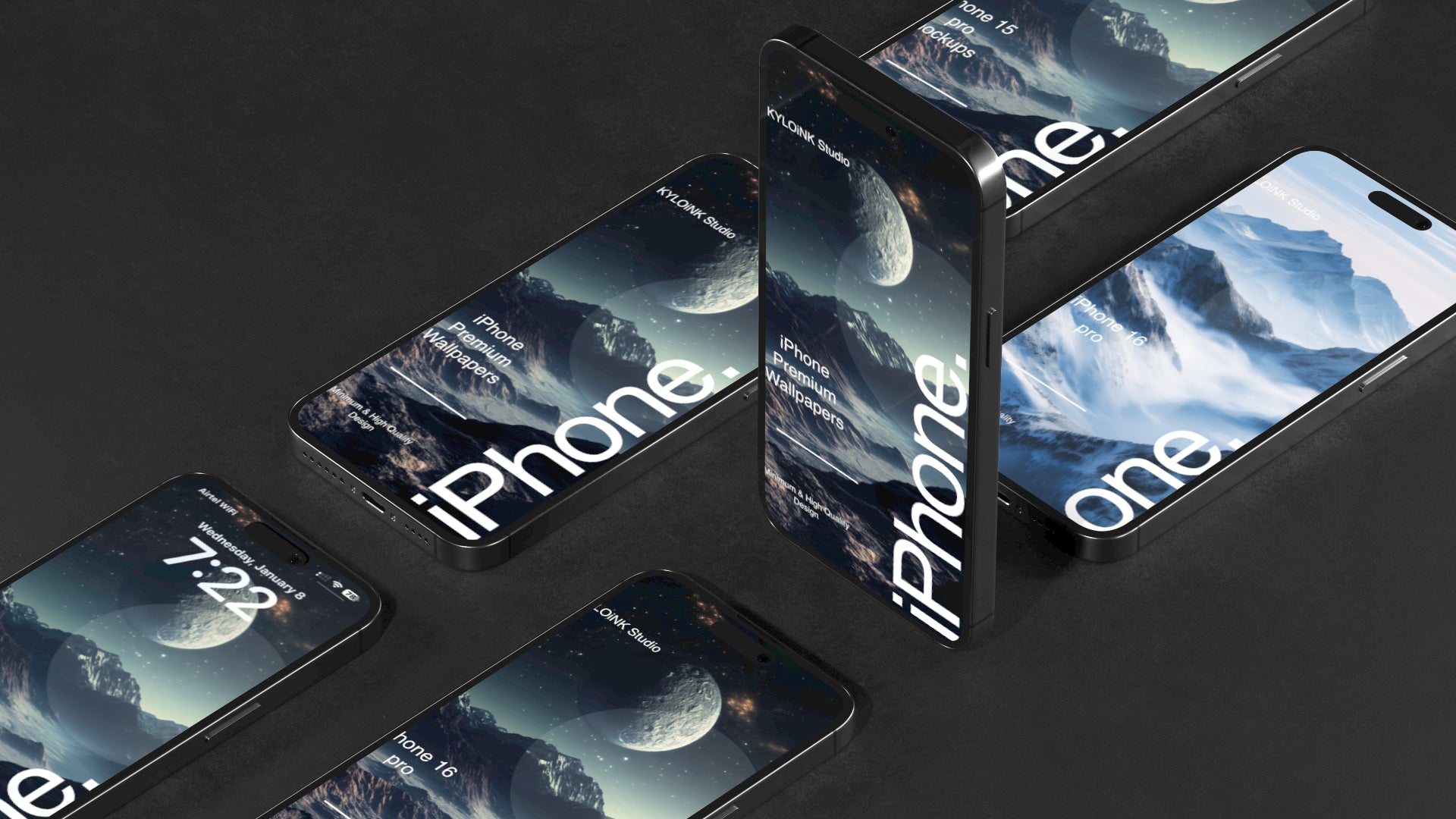Lunar Serenity – Premium iPhone Wallpaper Collection