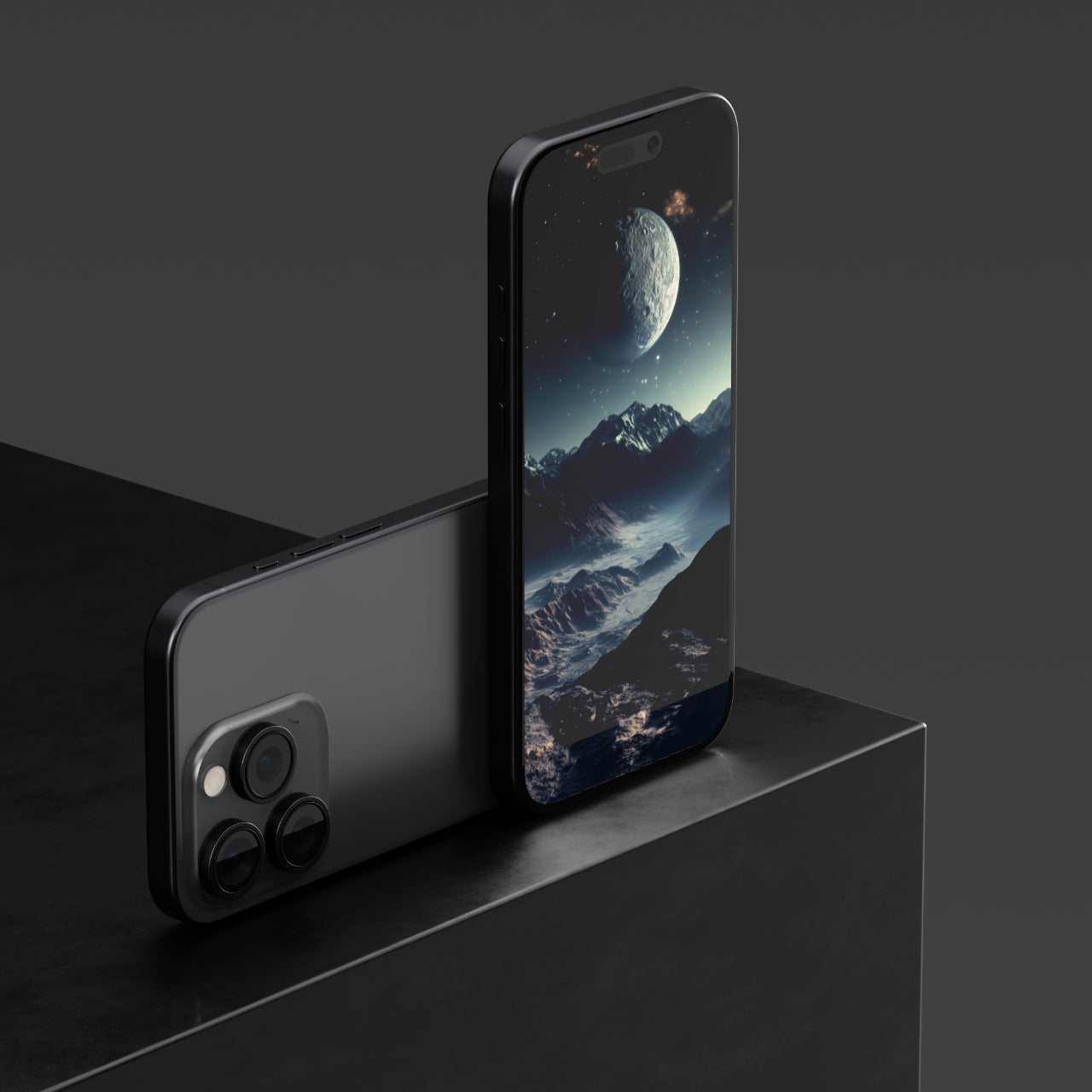 Lunar Serenity – Premium iPhone Wallpaper Collection