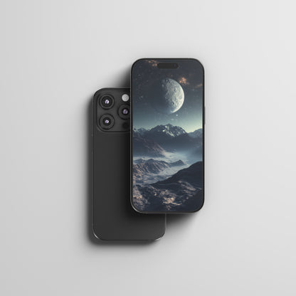 Lunar Serenity – Premium iPhone Wallpaper Collection